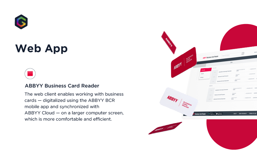 ABBYY Business Card Reader screenshot 1